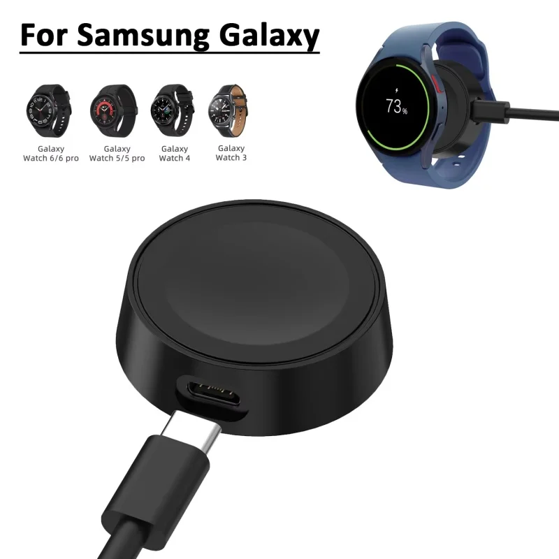 

Portable Watch Type C Cable Wireless Watch Charger For Samsung Galaxy Watch 7 6 5 Classic Pro 4 3 Active 2 1 Fast Charging Dock