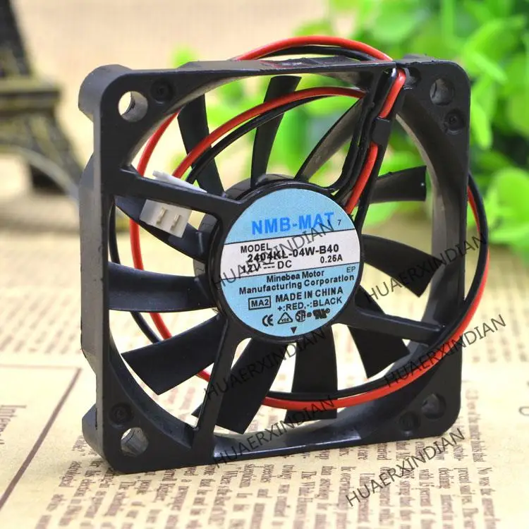 Новый комплект для сборки охлаждающего вентилятора 2404KL-04W-B40 6010 12 В а 6 2