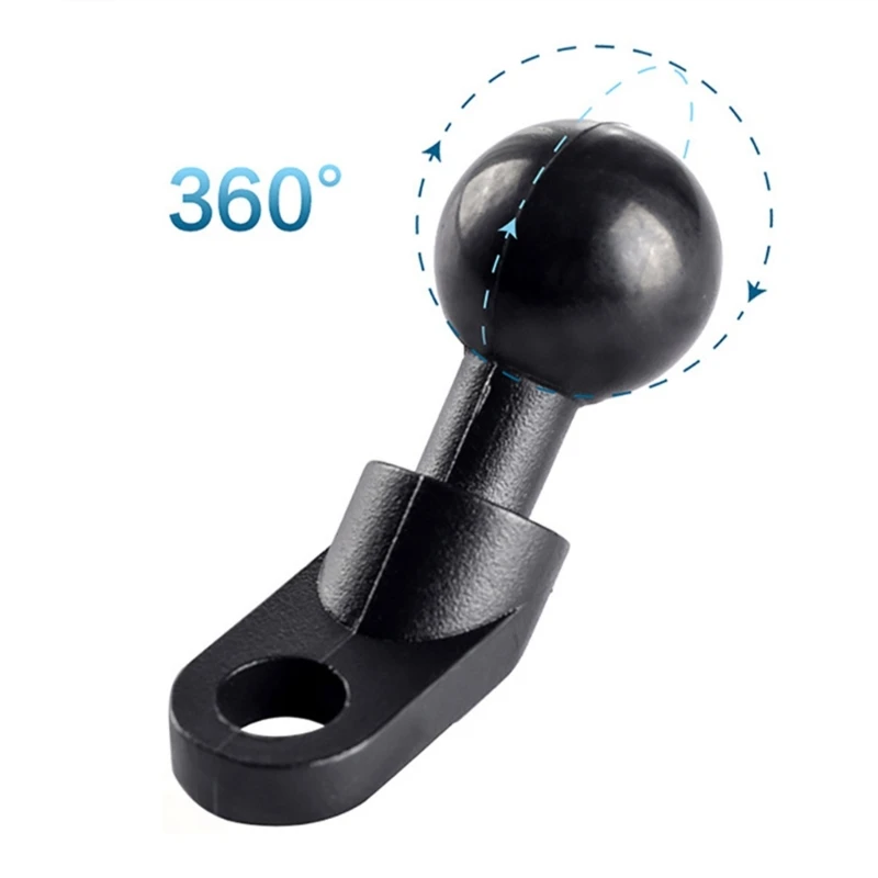 Nhôm Đế Gắn 25mm ngled Đầu Lông Adapter Đế tròn Chân Đế Kết Nối K1KF