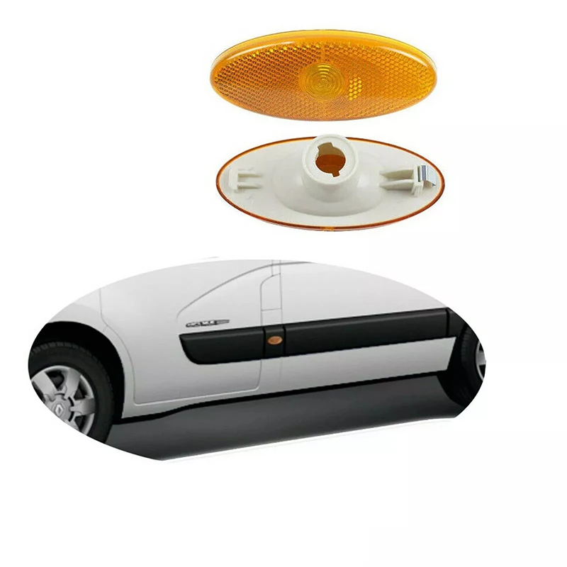 

1Pc Side Marker Lamps FOR RENAULT MASTER VAUXHALL MOVANO SIDE MARKER LAMP LIGHT LENS AMBER 261B00001R Car Parts