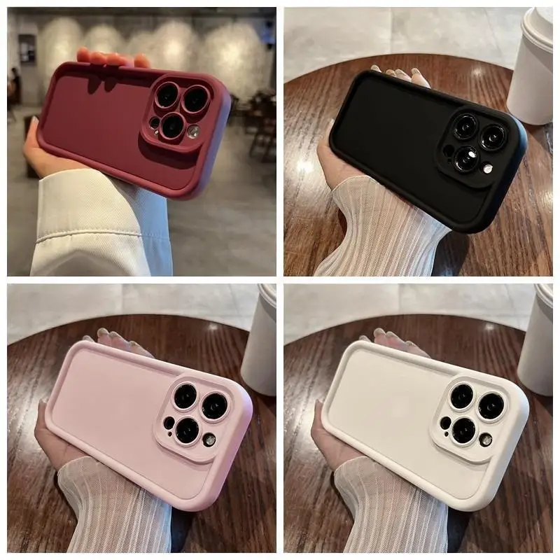Modische Candy-Farbene Stoßfeste Handyhülle für iPhone 18 16 15 14 13 17 Pro Max Plus 18Pro 17Pro Stylische Verstärkte Weiche Schutzhülle – Detail 6