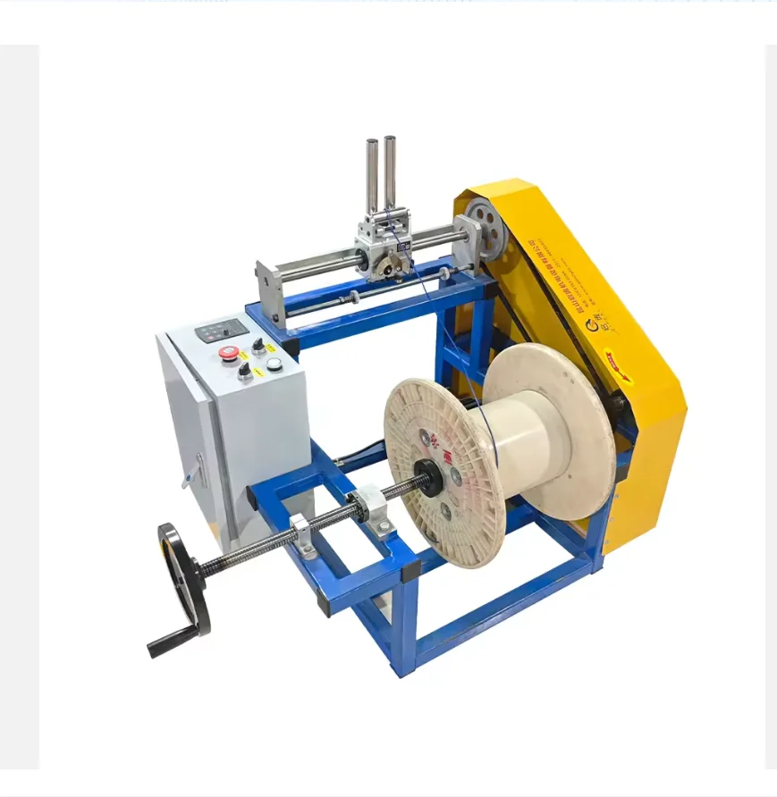

QP500 Aluminium Wire Copper Winding Machine 0.1-30MM Steel Rope Rewinder Machine Cable Take up Winder Machine