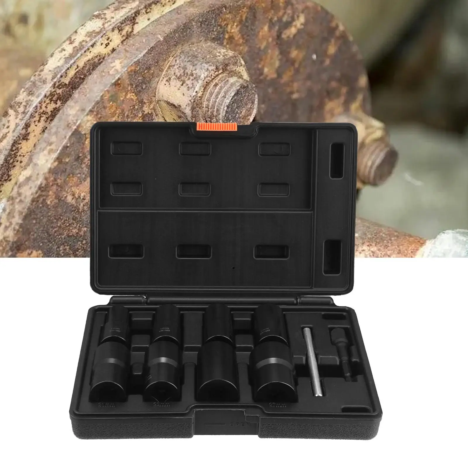 10 Pieces Wheel Screw Removal Kit High Performance Repair Parts Bolt Extractor Socket Set for Removing Damaged Bolts Nuts Screws