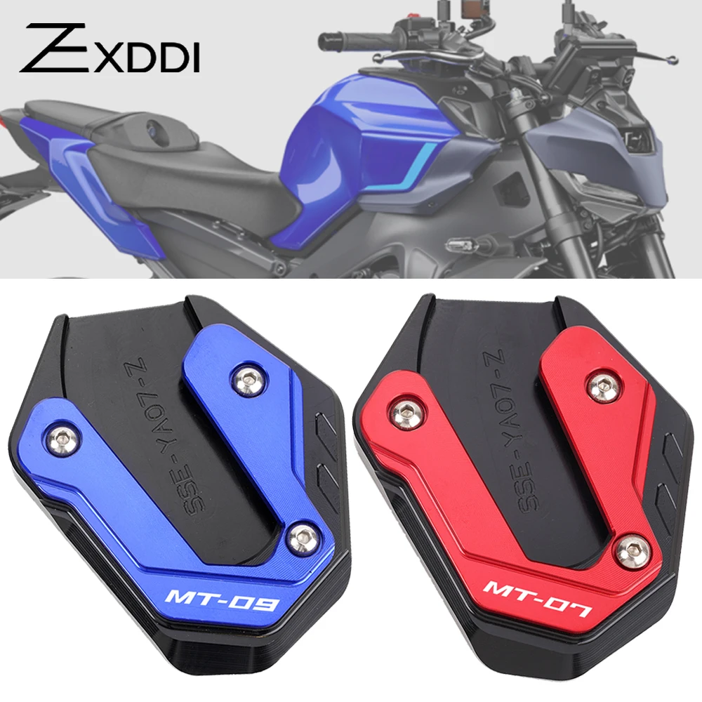 ZEXDDI-soporte lateral para motocicleta, accesorio de placa agrandada para Yamaha MT-09 MT 09 MT09 /SP FZ09 2015-2022 2023 2024