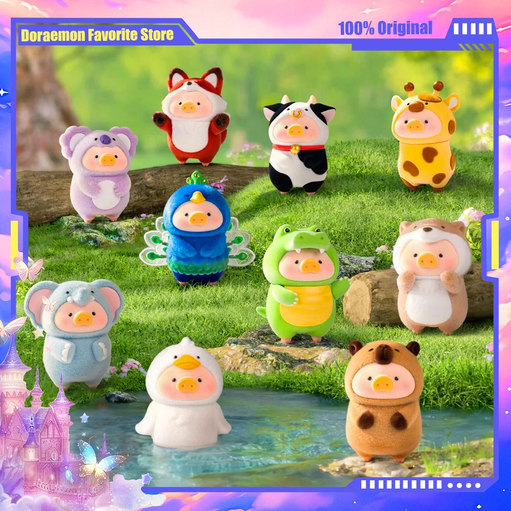 

LULU The Piggy Animal Party Series Blind Box Cute Piggy Surprise Bag Elephant Anime Doll Surprise Bag Statue Toys Action Figure