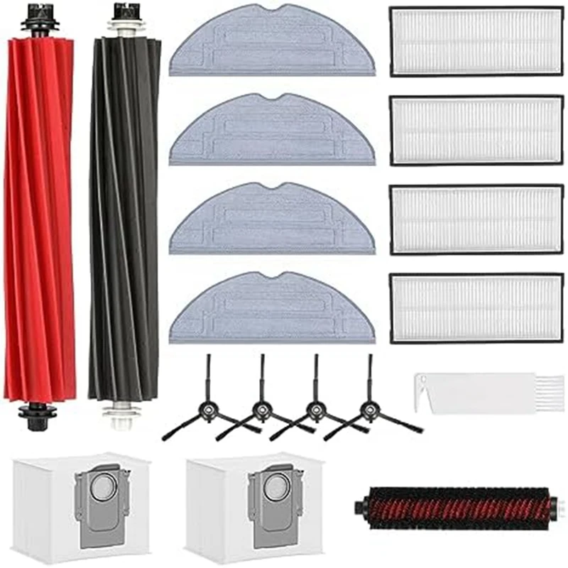 Pièces de rechange pour aspirateur robot Roborock S8, Pro Ultra, S8 +, brosse latérale principale, filtre, sac à poussière, accessoires en promotion!
