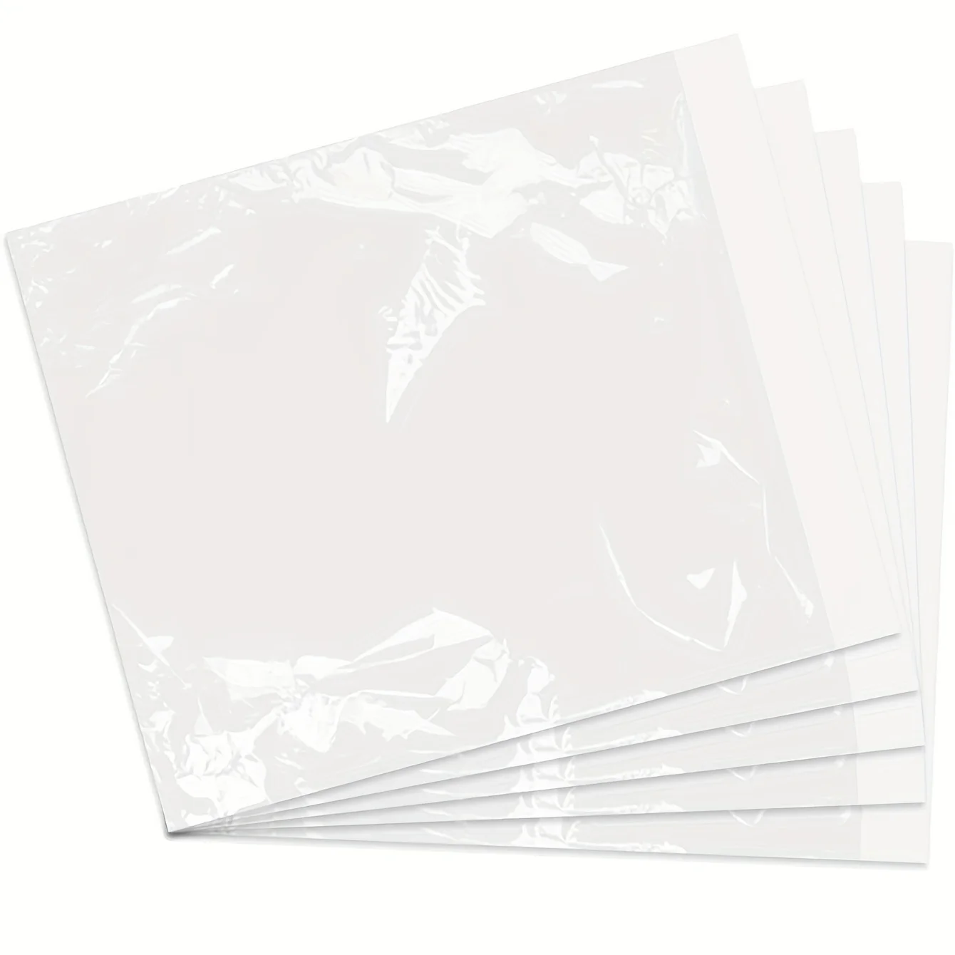 50 قطعة 15 سنتيمتر x 22 سنتيمتر واضح لاصق تحميل علوي التعبئة قائمة واضح أكياس الشحن ، البريدية/الشحن التسمية المغلفات #2