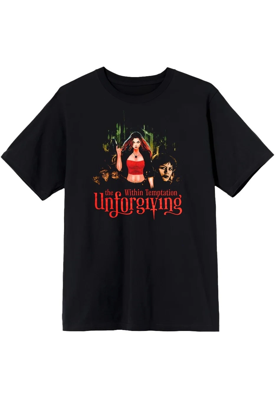

Within Temptation The Unforgiving Street Fashion Printing Summer Luxury Brand Cotton Men's and Women's T-Shirts Short Sleeves