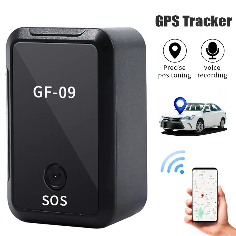 GF09 Mini GPS Tracker Car Locator Real TimeTracking Location Voice Recording Anti-lostPositioner Device for Child Pet Dog