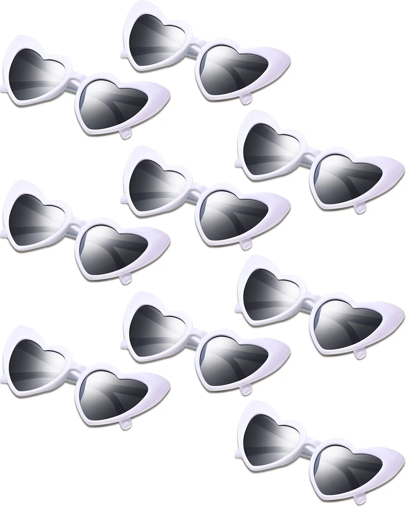 NONE 12–100 Paar Hochzeit Bodas Herz Sonnenbrille Bachelorette Bachelorette Junggesellinnenabschied Brille Team Braut Brautjungfern Trauzeugen Geschenke 3