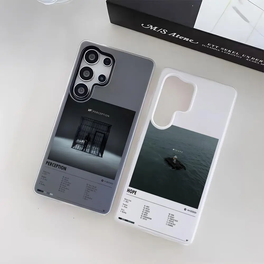 Popular Singer Rapper N-NF Phone Case For Samsung Galaxy S25 S24 S22 S23 Ultra S21 S20 Plus Frosted Jelly Shockproof Soft Cover