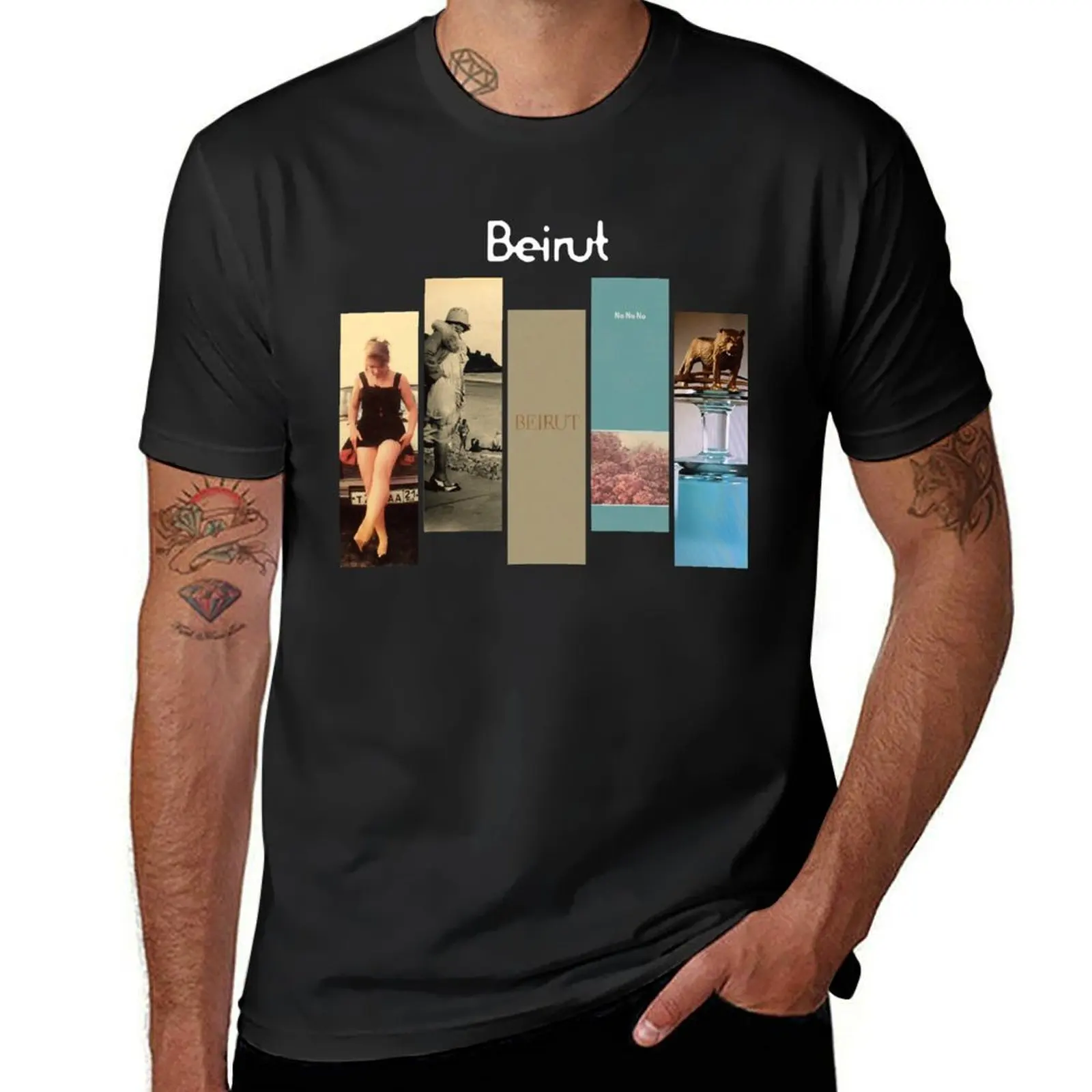 Beirut discography T-Shirt vintage clothes kawaii clothes t shirts for men pack