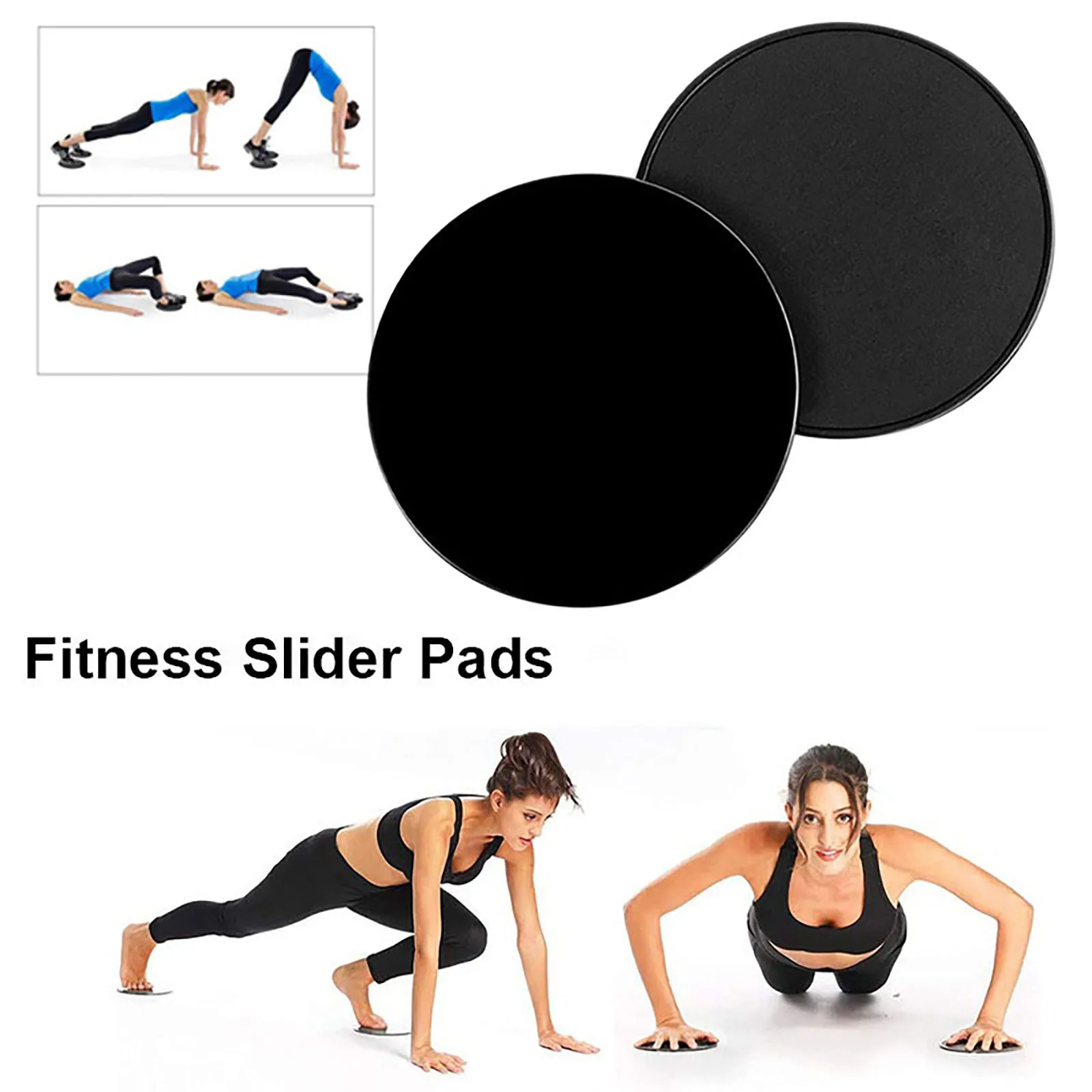 2 Stuks Zweefschijven Slider Fitness Disc Oefening Glijdende Plaat Abdominale Kern Spier Training Yoga Glijdende Schijf Fitnessapparatuur