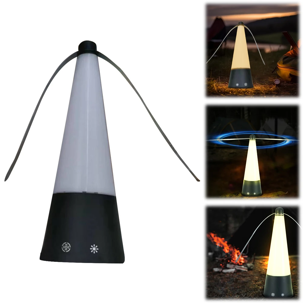 Outdoor Indoor Fly Fan with Holographic Blades Fly Fan for Tables LED Light Keep Flies Away for Picnic Restaurant Party Home BBQ