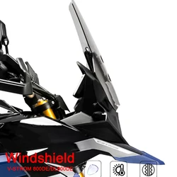 For SUZUKI V-STROM DL800DE DL800DE 800DE Motorcycle Heightened Windshield Accessories Height And Width Windshield Deflector