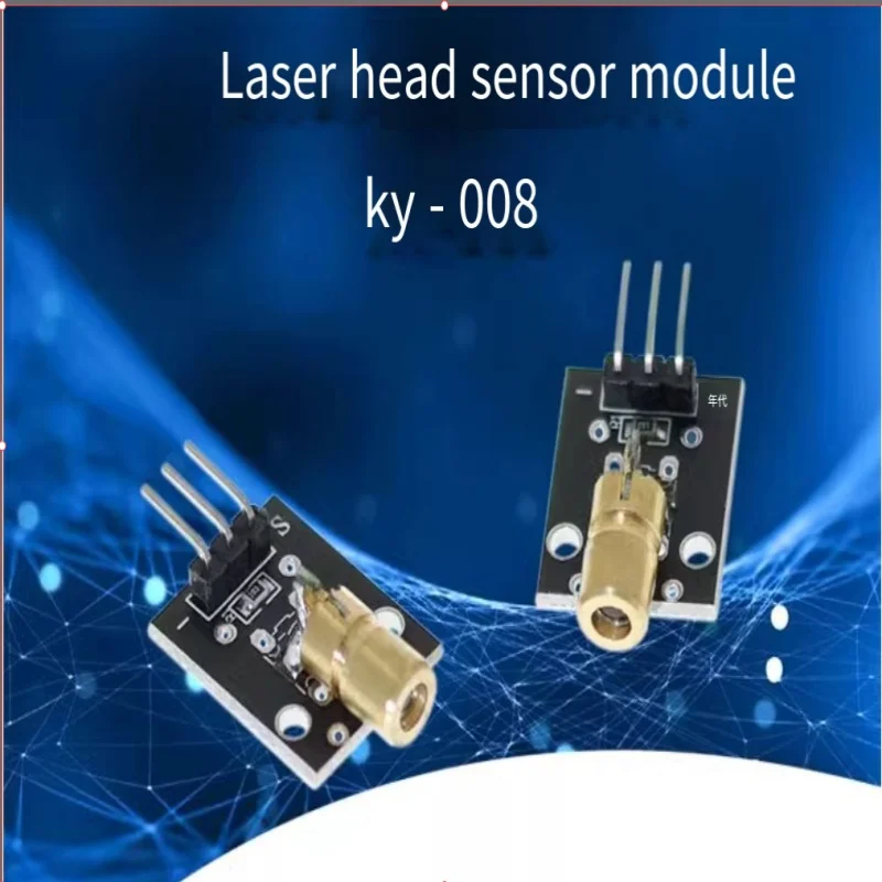 Modulo sensore testa laser rosso Modulo laser 5V Modulo laser punto rosso KY-008 650nm