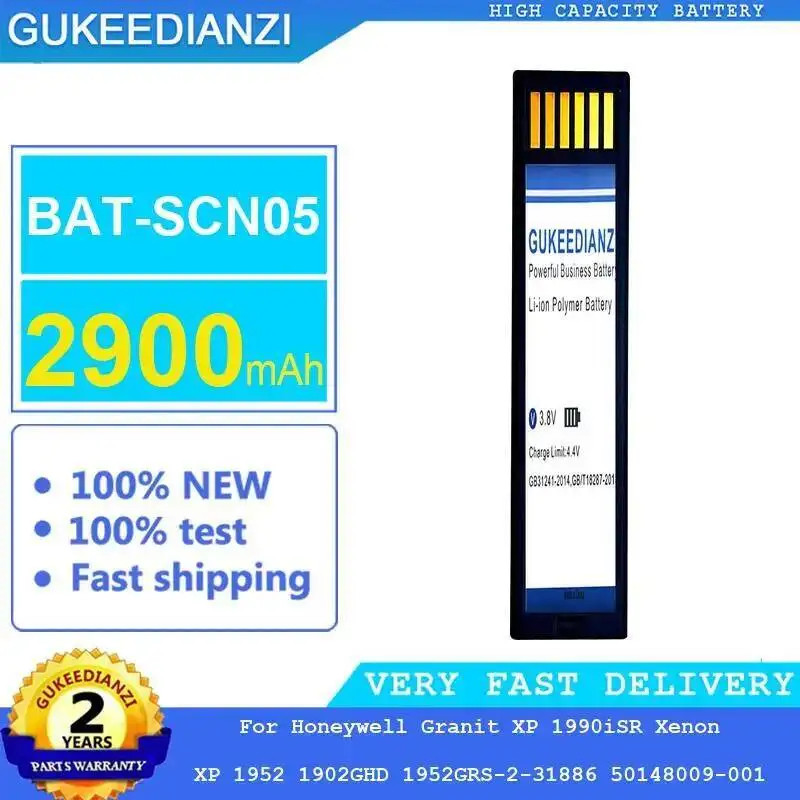 

2900Mah For Honeywell Granit XP 1990Isr Xenon 1952 1902GHD 1952GRS-2-31886 50148009-001 Scan Gun Battery Bat-SCN05 Safe