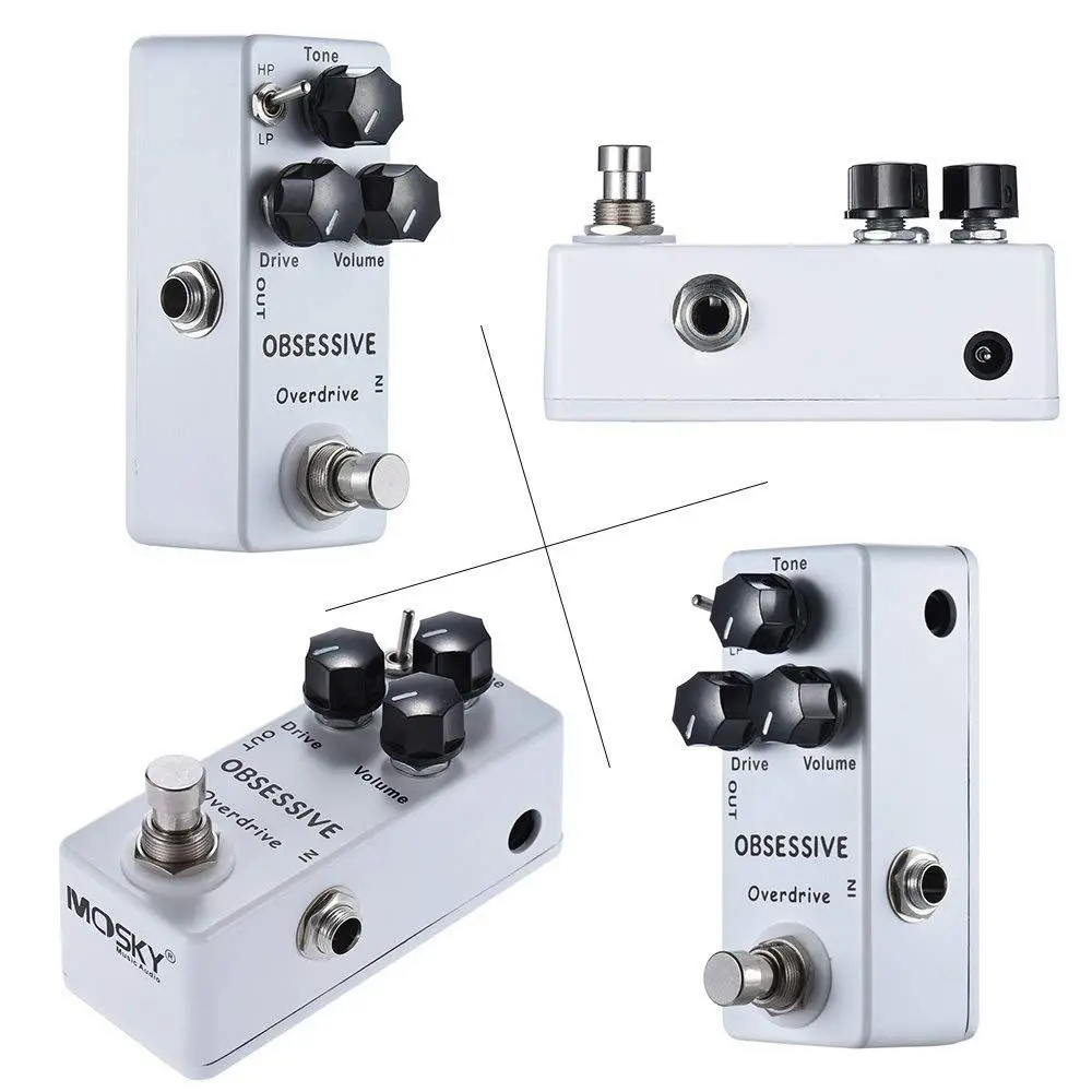 

L67A Pro Mosky Obsessive Compulsive Drive OCD Overdrive Гитарная педаль эффектов и настоящий байпас