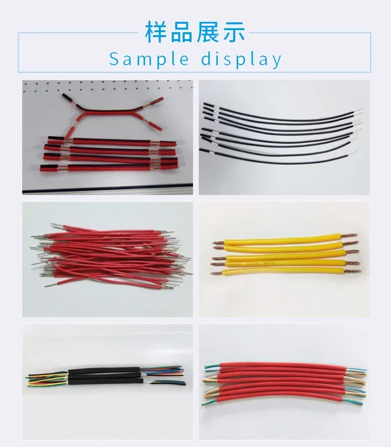 JL-130A fully automatic cable wire stripper machine single USB cable wire cutting and stripping machine