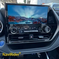 256GB Android Auto Car Radio For Crown Kluger Toyota Highlander 2021 2022 Car Multimedia Player Androidauto Apple Carplay Player