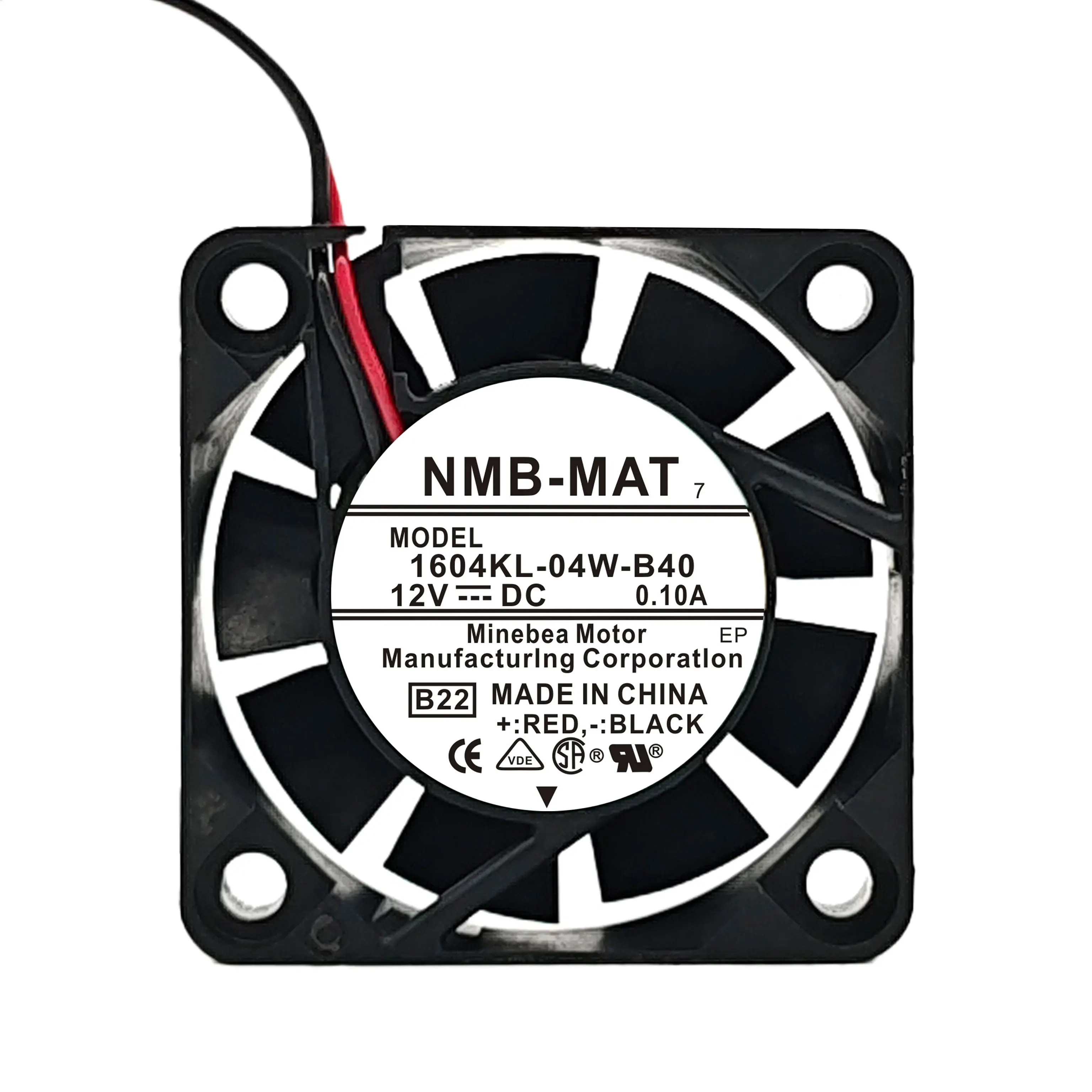 

NEW ORIGINAL 1604KL-04W-B40 12V 4010 40x40x10mm COOLING FAN RADIATOR