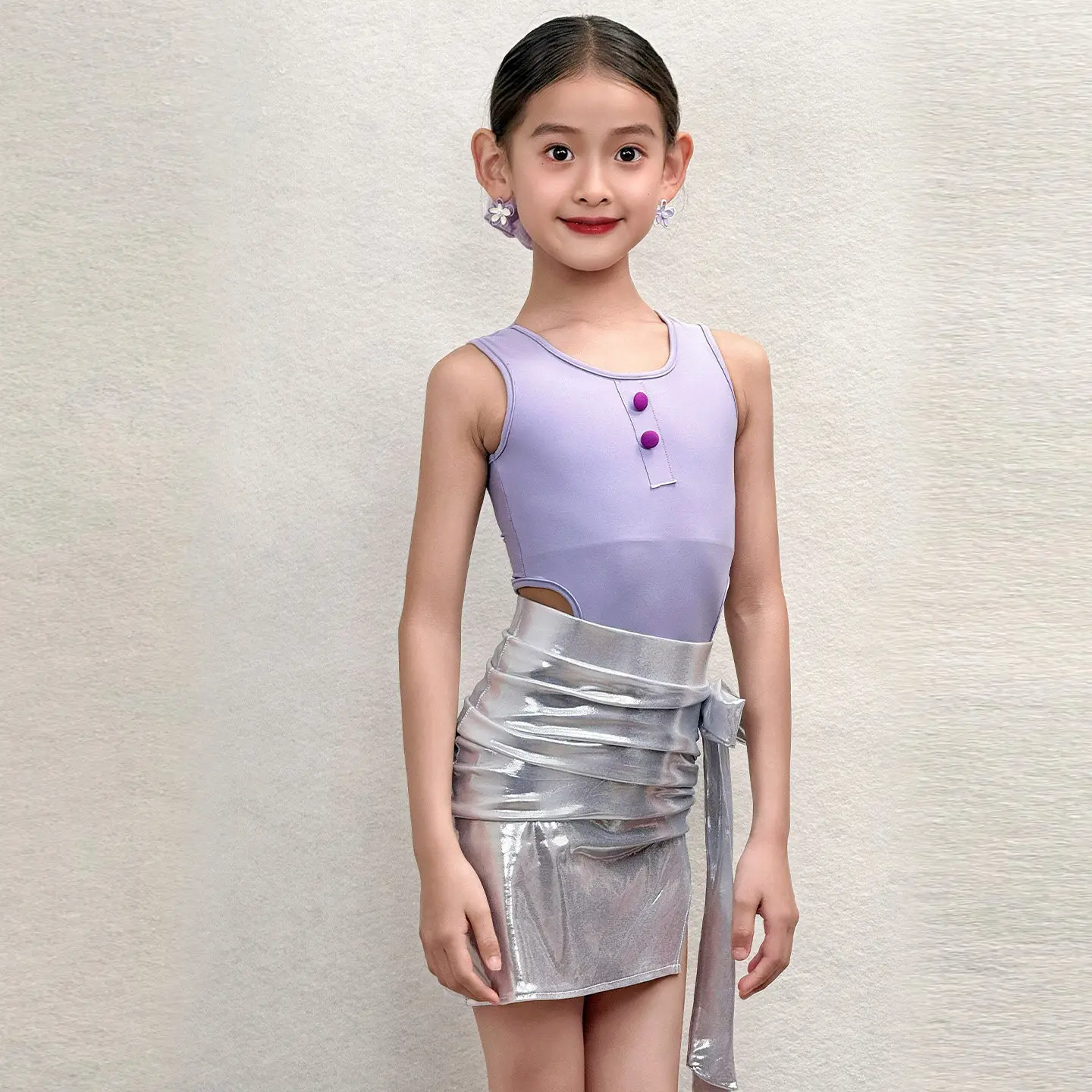 

Summer Cha Cha Rumba Latin Dance Clothes Kids Performance Dancing Suits Girls Salsa Latin Dance Competition Dresses SL15586