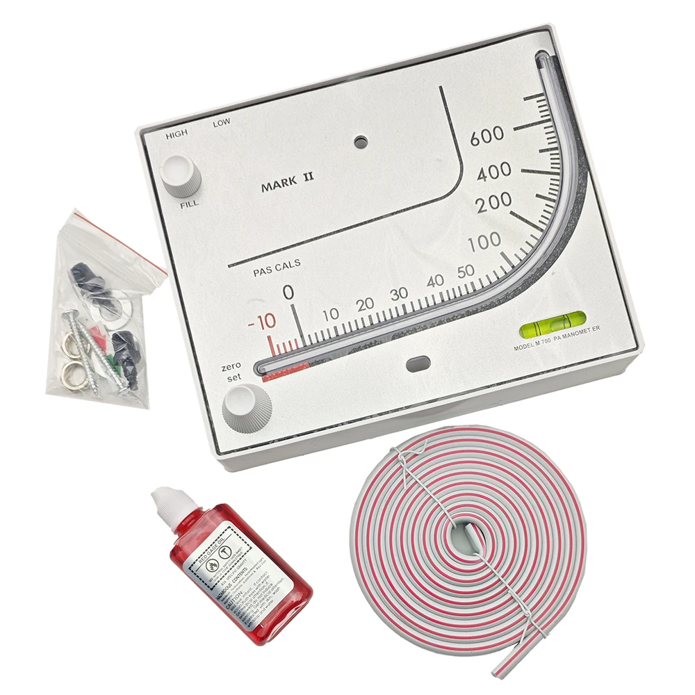 Instrumentos de medición de presión diferencial de aceite rojo de alta calidad medidor A1-700PA manómetro de interruptor de China