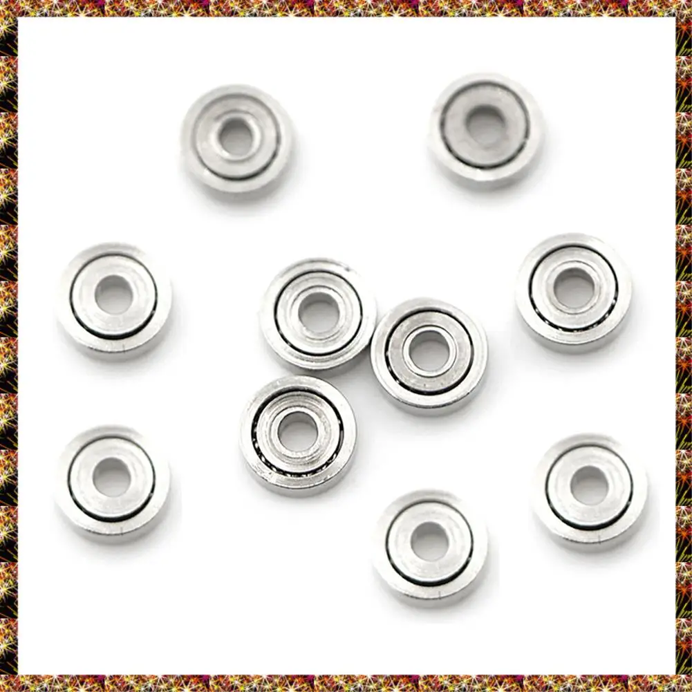 BTCL 10 قطعة 681ZZ محامل كروية صغيرة مصغرة معدنية مفتوحة مايكرو تحمل 1X3x1mm