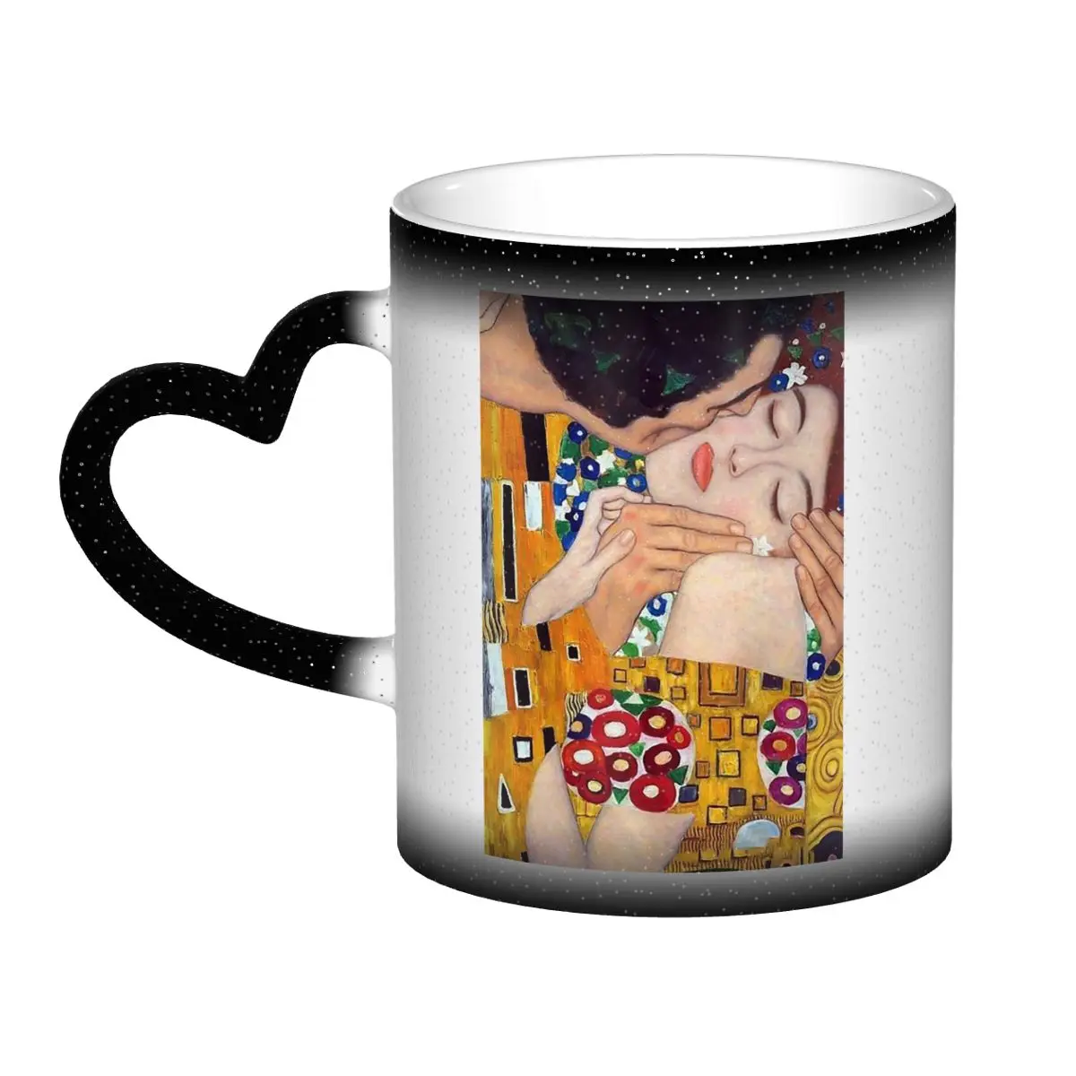 

Поцелуй Густава Климта, кружка, забавные керамические кофейные чашки, чайные кружки, чашка для молока, посуда для напитков, подарок для женщины и мужчины
