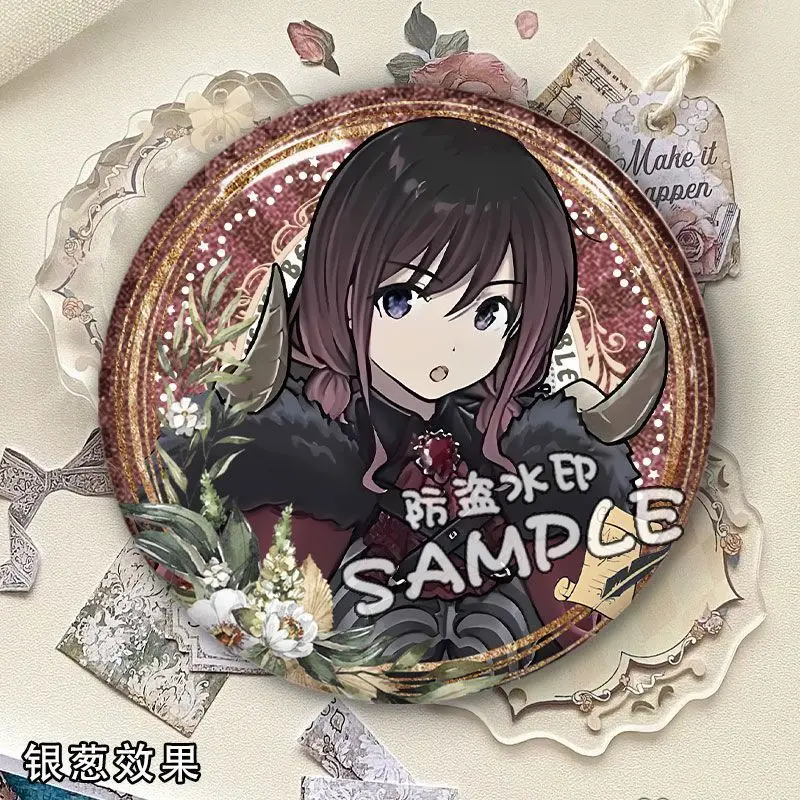 Girls Band Cry 58mm Badge Keychain Momoka Kawaragi Subaru Awa Tomo Ebizuka Exclusive Anime Otaku‑goods Bag Hanging Pin Ornament