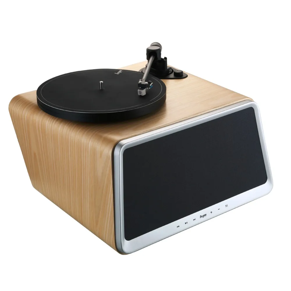 HYM Originals Seed Professional Vinyl Record Player Smart 5-in-1 Stereo Audio Turntable for Vinyl Records with 80Watt LP Speaker