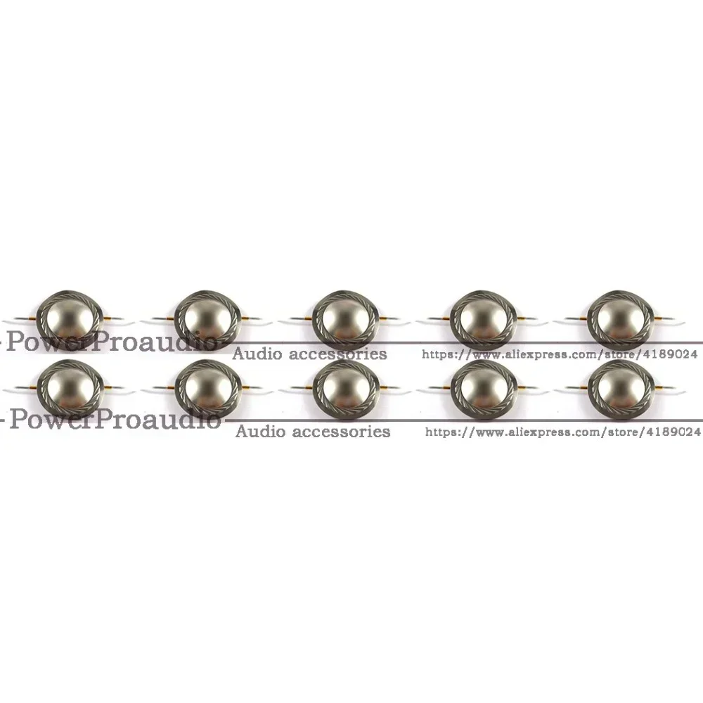10 pcs /lot 37.5mm High quality Titanium alloy diaphragm 8 ohm Tweeters speaker voice coil a