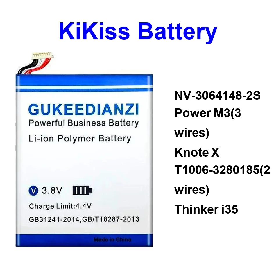 

Аккумулятор 4900-16000 мАч для планшетов Alldocube M5, Cube, Knote, Power, Thinker 5, Pro, T1006-32801852, с проводами NV-3064148-2S
