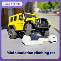 Ldarc X43 1/43 Rc Car Off-Road Mini Simulation Climbing Car 4wd Shepherd Rc Remote Control Car Model Children'S Birthday Gift