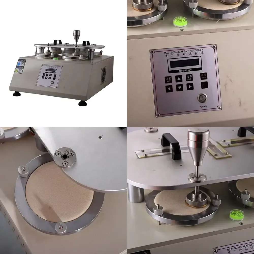 

2026 Hot Item Nine Heads Martindale Abrasion Pilling Tester Artificial Leather Pilling Machine with 220v Voltage for Wear and