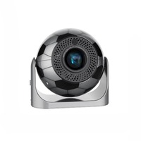 JY360 1280x720P Mini Projector Gimbal Football Design Video Projector with Auto Keystone Correction Android 13 Dual Band WiFi 6