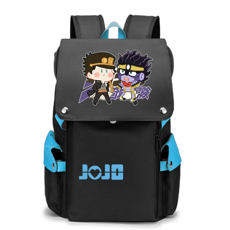 Anime JoJo's Bizarre Adventure Killer Queen Backpack Teenarges Schoolbag Men Women Causal Mochila USB Laptop Travel Outdoor Bags