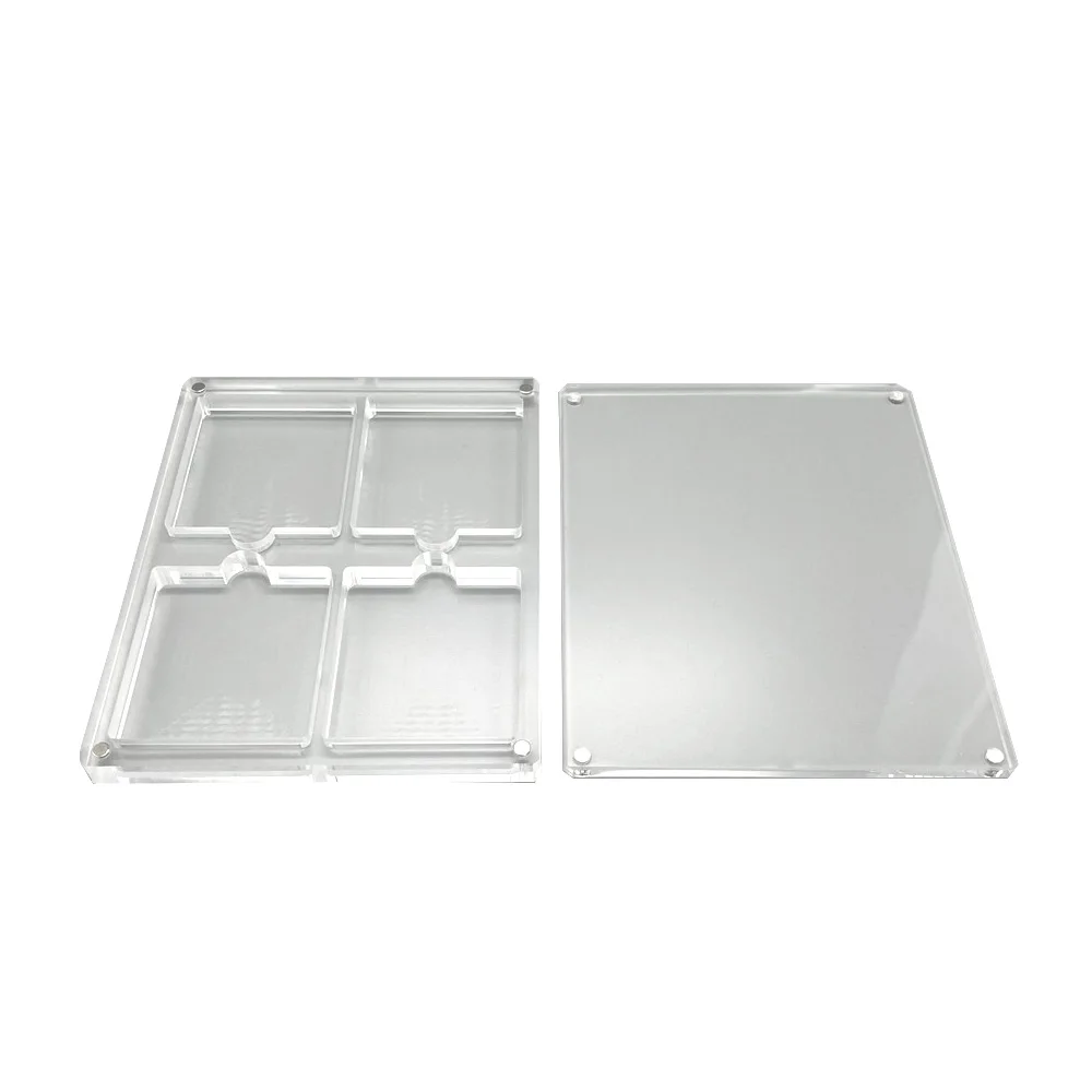 1/3/4 сетка для Gameboy Color GBC GB, прозрачная коробка для хранения игровых карт, акриловая коробка для дисплея с магнитной крышкой