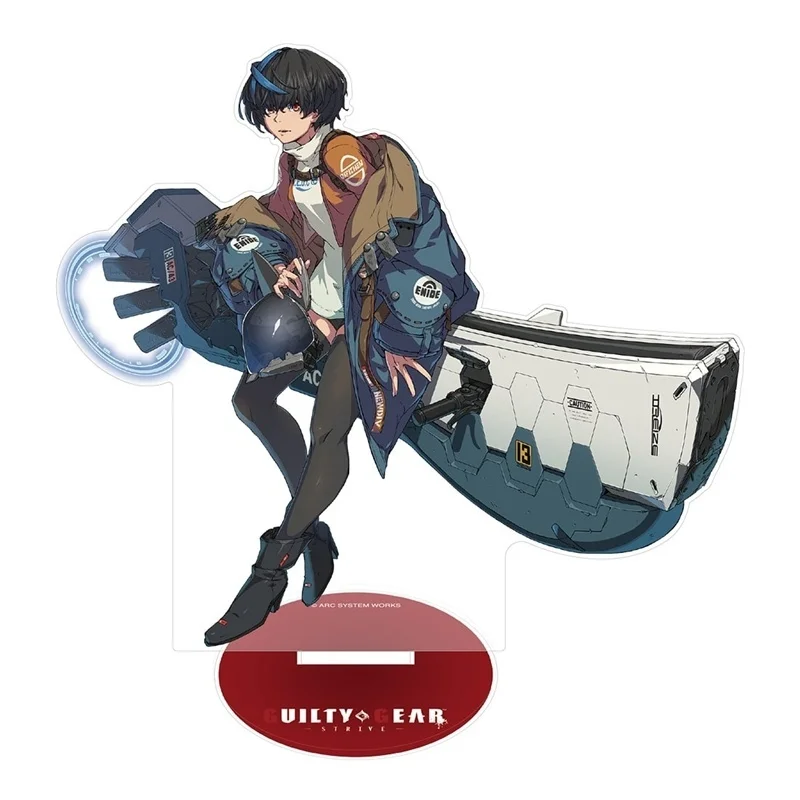 GUILTY GEAR -STRIVE Guilty Gear Strive Bridget Acrylic Stand Figure Anime Cosplay Keychain Desk Decor