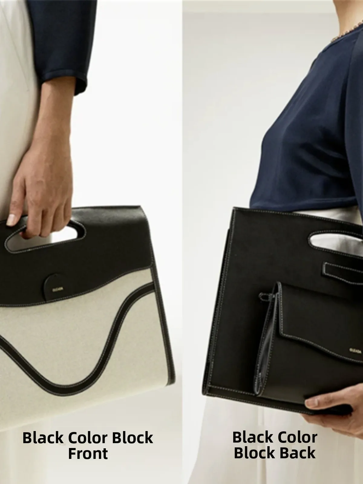 

Busin пригородная сумка для ноутбука, большая сумка-конверт из искусственной кожи для работы и путешествий, сумка OL с геометрическим узором