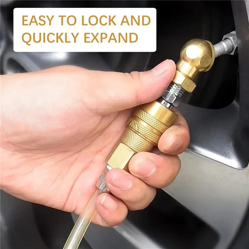 Special Offer~4Piece 1/4Inch Air Chuck Tire Pressure Caps Portable Air Chuck For Inflator Gauge Compressor