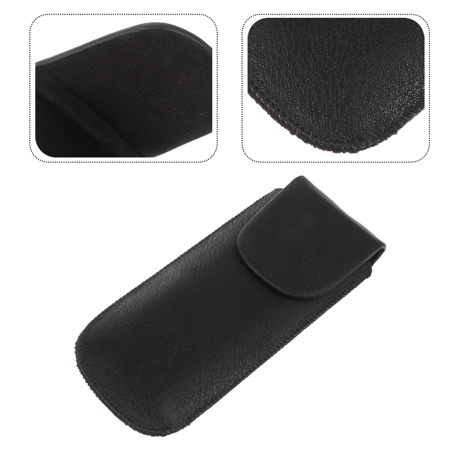 

10 Hole Harmonica Bag Concise Case Imitation Protective Travel Container Simple Stylish Design Prevents Damage Scratches