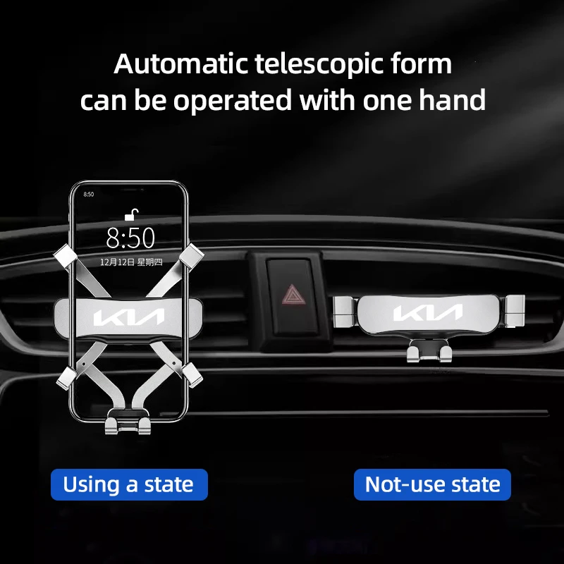 ABS الجاذبية سيارة لتحديد المواقع والملاحة حامل هاتف المحمول اكسسوارات لكيا EV6 ستينغر ريو سورينتو بيكانتو Ceed Borrego Syros K4 K5