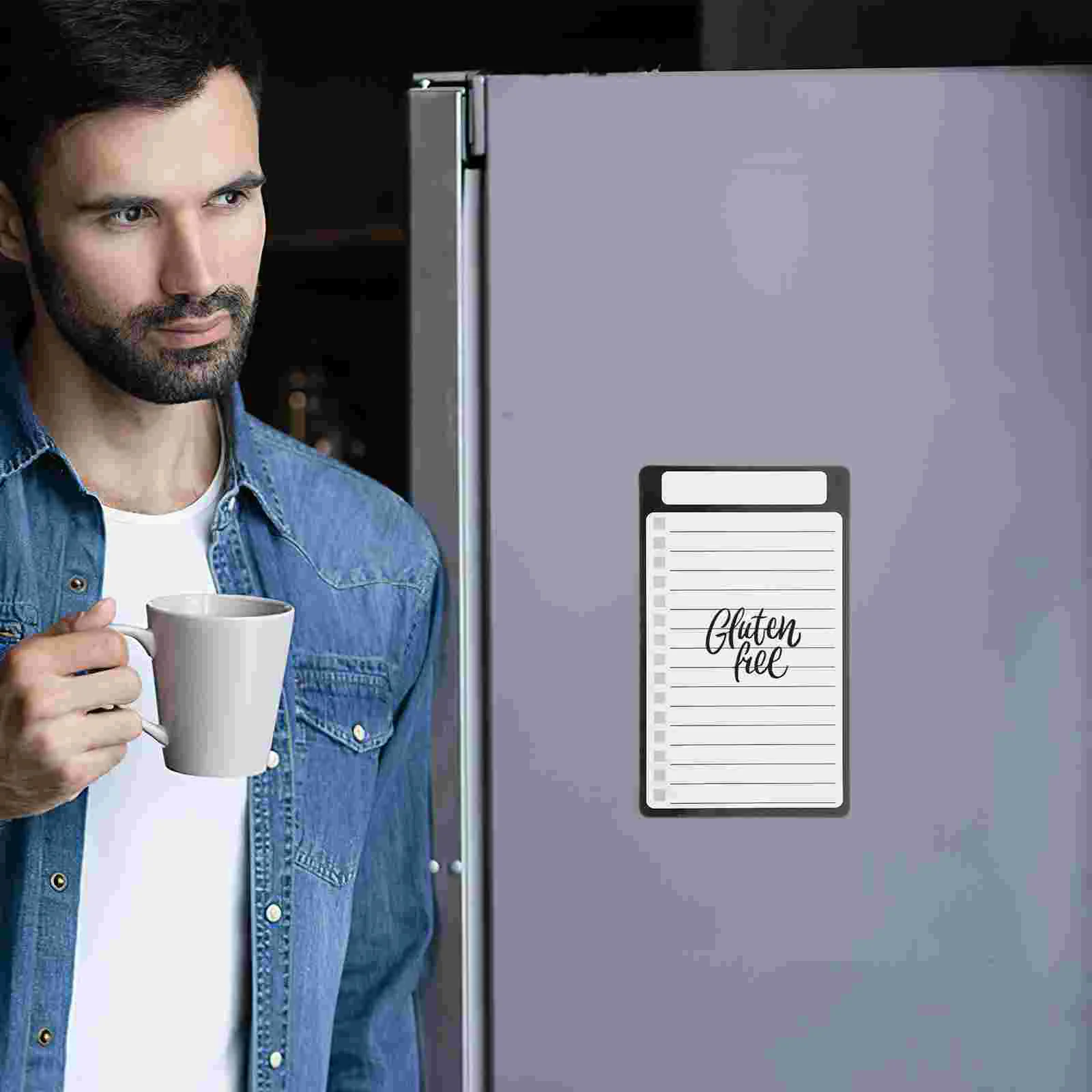 Magnetic Notepad PET Material Smooth Writing Whiteboard Fridge Memo Grocery List Pad Refrigerator Note Printing Product