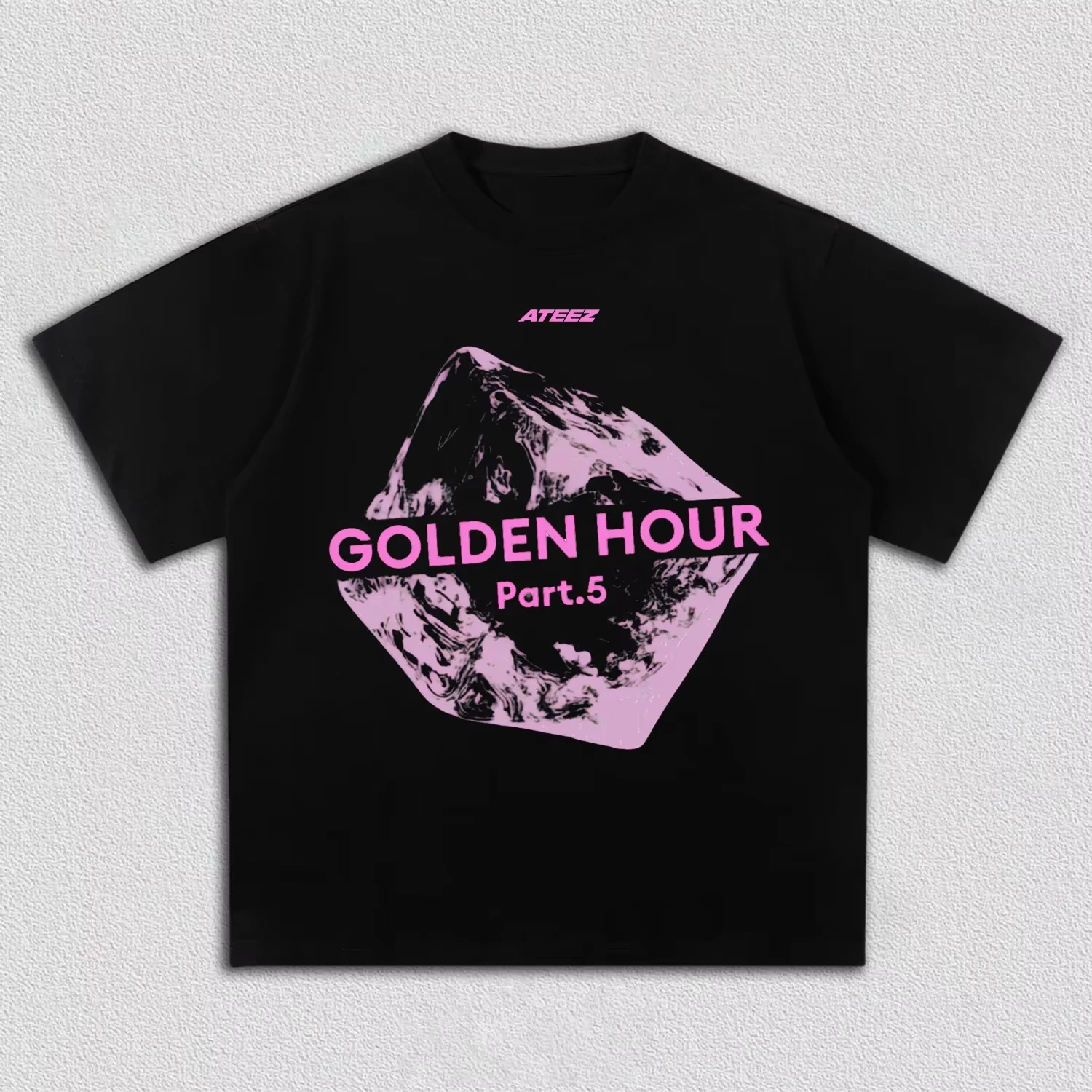 ATEEZ Album GOLDEN HOUR Part.5 Printed T Shirt 100% Cotton Y2K Fashion O Neck Short Sleeve Casual Tee for Men Women