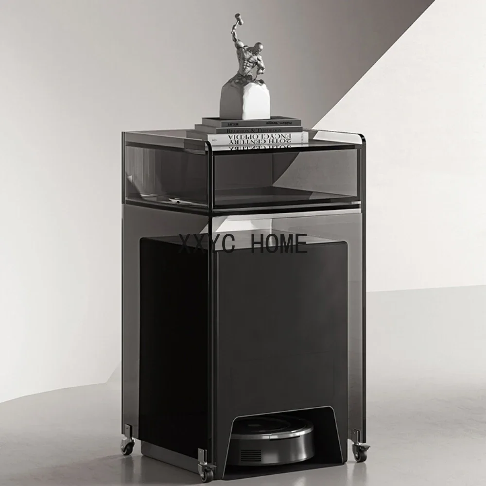 

Стеллаж для хранения подметального робота, акриловая съемная стойка, черный стеллаж для хранения, шкаф для хранения