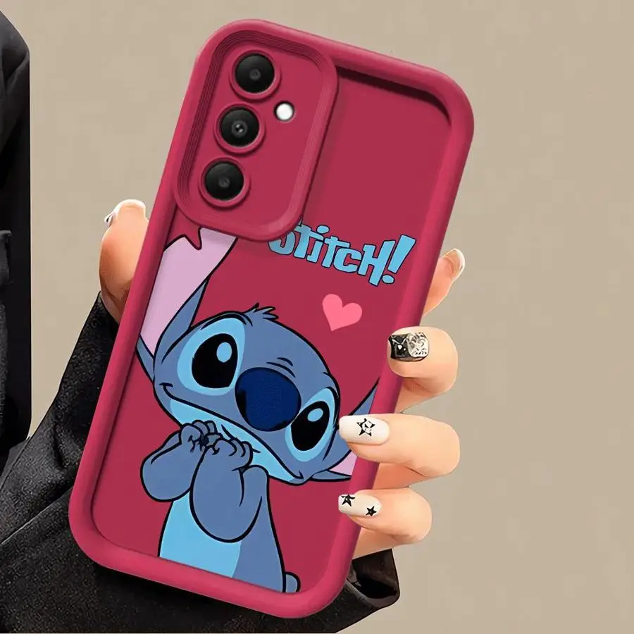 NEW Stitch Funny Cartoon Case for Samsung Galaxy A55 A54 A52 A14 A53 A12 A13 A50 A23 A51 A71 A34 A21s A32 A22 A31 Phone Cover