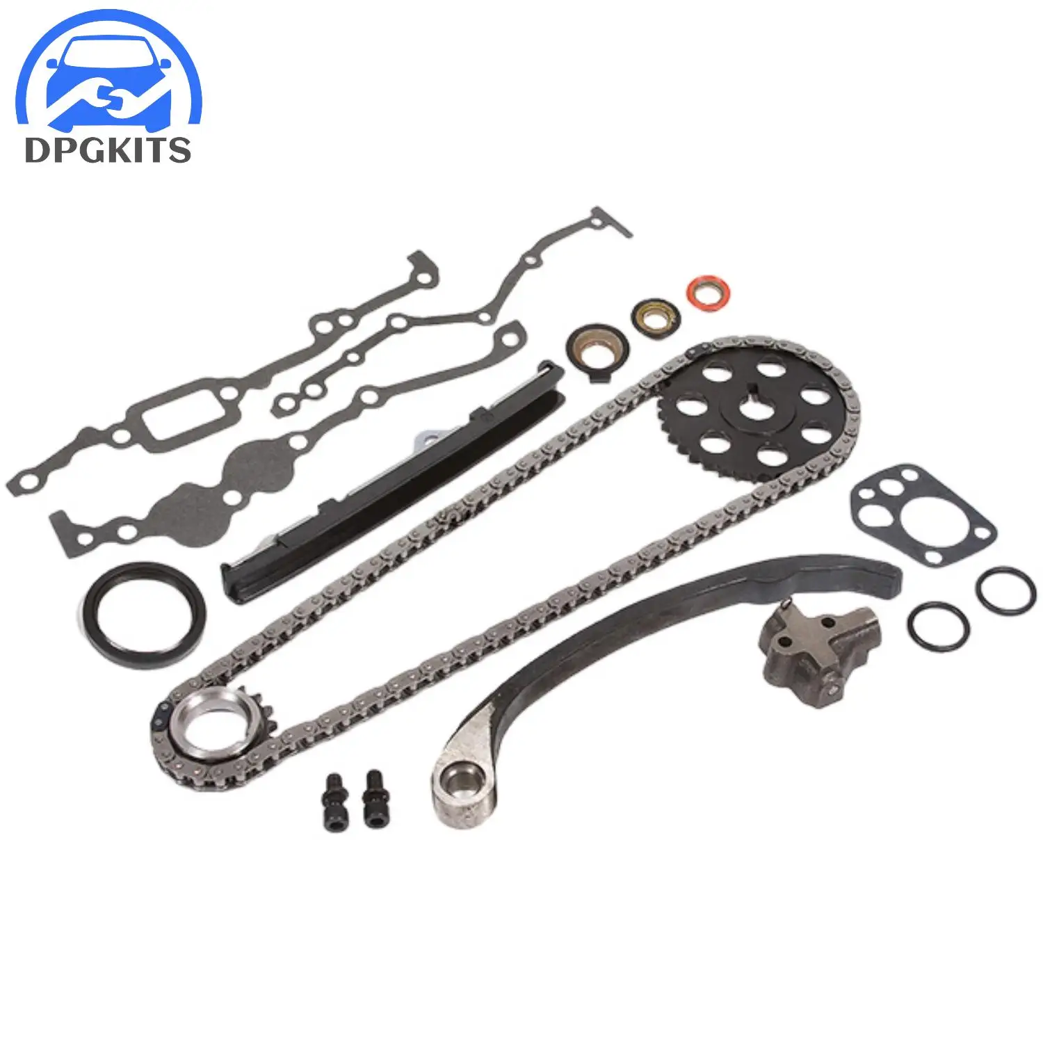 1set Timing Chain Kit For 1990-1997 Nissan D21 Pickup 2.4L SOHC KA24E 13021-53J00 13024-40F00 Excavator Accessories Parts