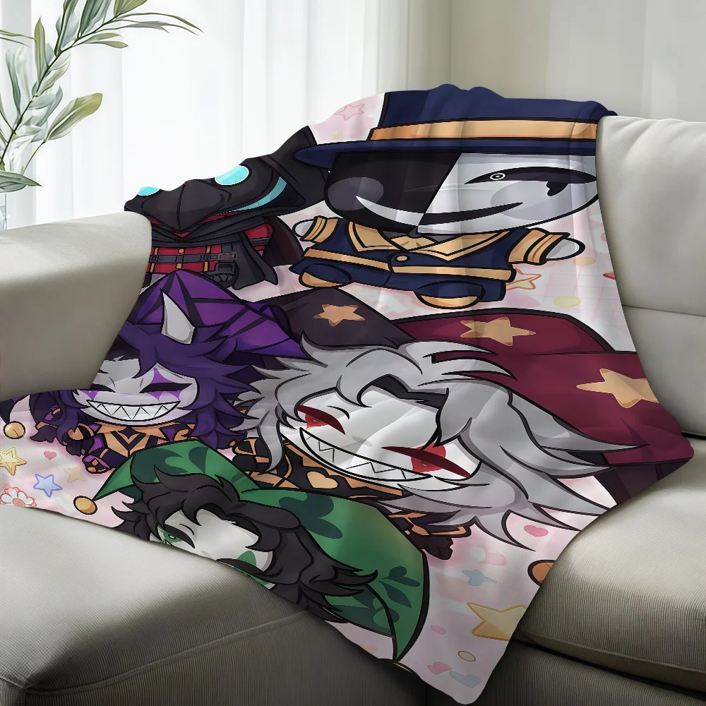 Game The F-freak C-circus Pierrot Blanket Suitable For Sofas Beds Offices Cars Outdoor Travel An Ideal Gift For Friends Family