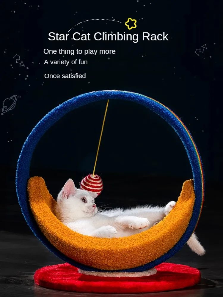 

Furniture Cat Scratched The Board Cattery Cat Climbing Frame The Cat Scratching Post Toy Cats Tower Grip-fast Claw Grinding